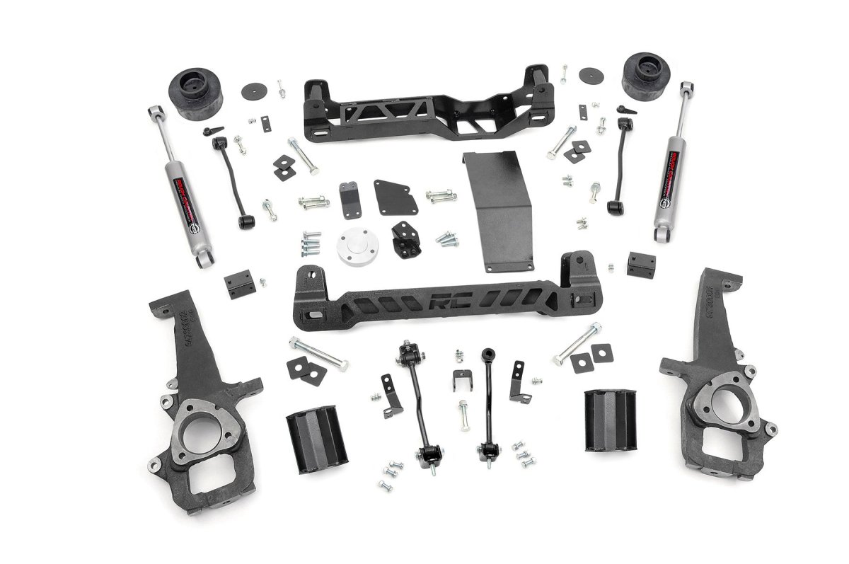 Ram 1500 Classic Suspension Lift Kit - Front + Rear - Rough Country - 4 Inch - '19-'23